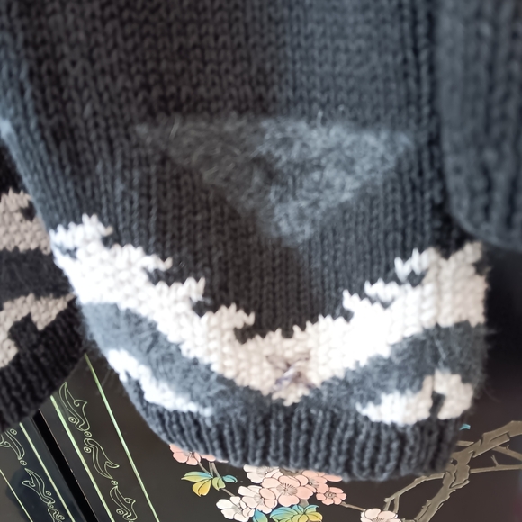 Marisa Christina Gray Knit Sweater - Picture 3 of 10